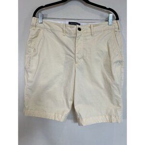 Abercrombie & Fitch Men's Chino Shorts Yellow Stretch Waist 32 x 8.5 Inseam